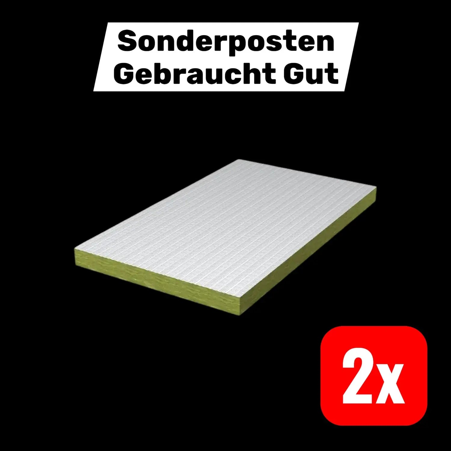 B-Ware Obo Bettermann Mineralfaserplatte Plattenschott Brandschutz 1000x600x50 2 Stück