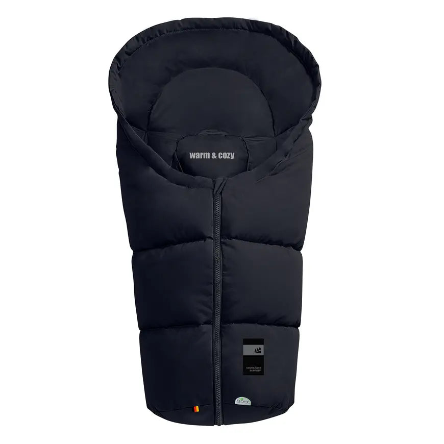 B-Ware Odenwälder Fußsack Milo Babyschlafsack Kinderwagen Sommerschlafsack Schwarz