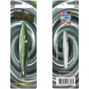 OGP Inline-Köder Twister Coast (Crystal Olive)