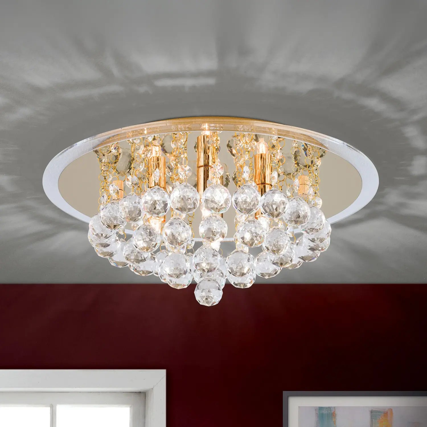 B-Ware Orion Deckenleuchte Lampe Kristallleuchte Tuila Kristallleuchte 38 Cm Siehe Text