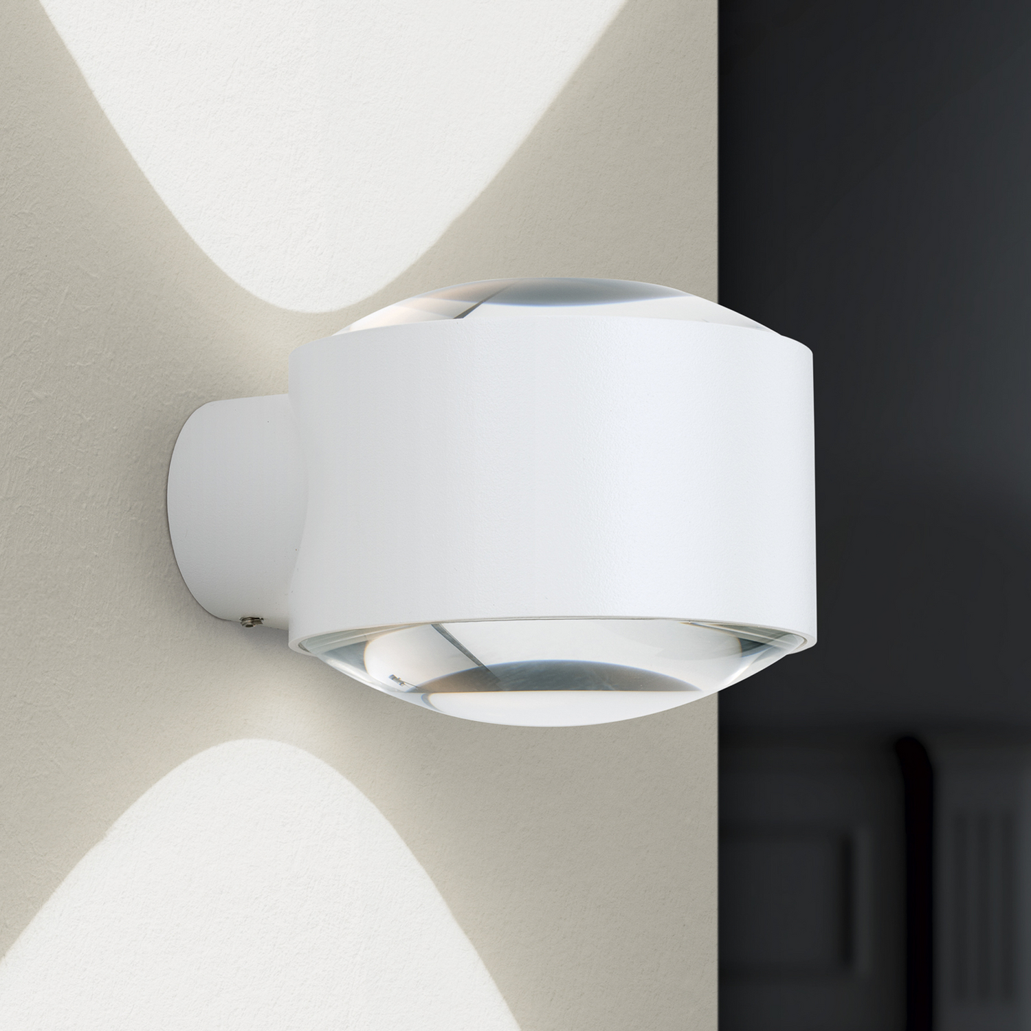 B-Ware Orion Led Außenwandlampe Wandbeleuchtung Tatra Weiß Aluminium 11 W Ip65 Dimmbar