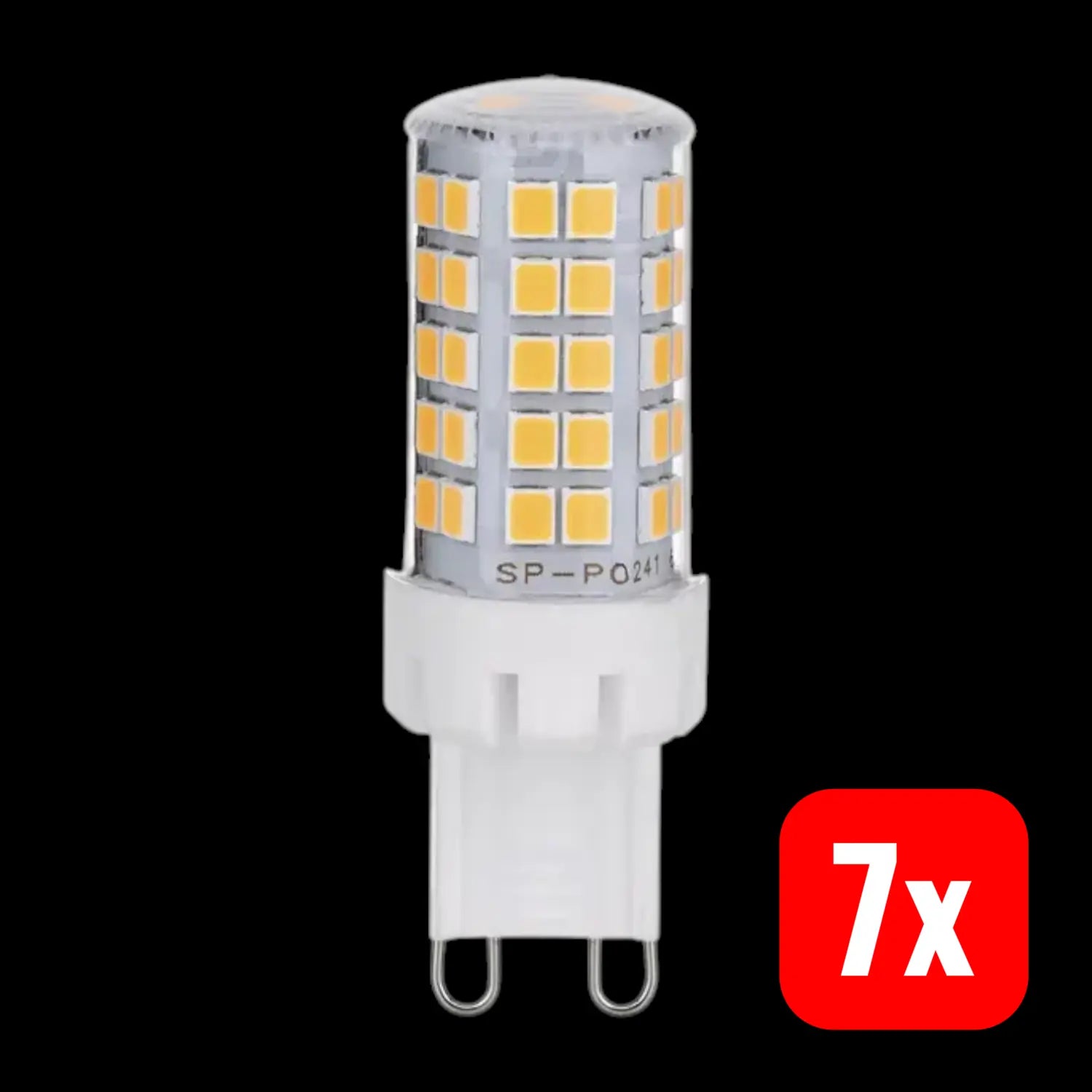 B-Ware Orion Led Stiftlampe Leuchtmittel Lampe G9 Dimmbar Klar 2700 K 5 W 500 Lm 7 Stück