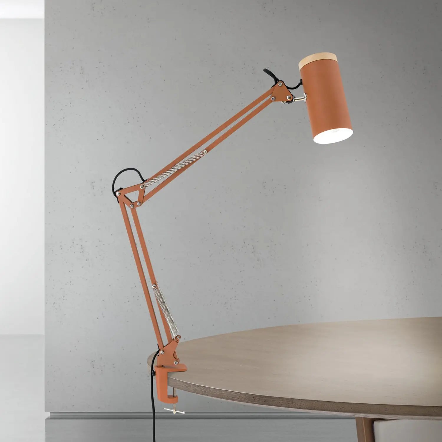 B-Ware Orion Tischleuchte Schreibtischlampe Gili Klemme Stahl Höhenverstellbar Schalter