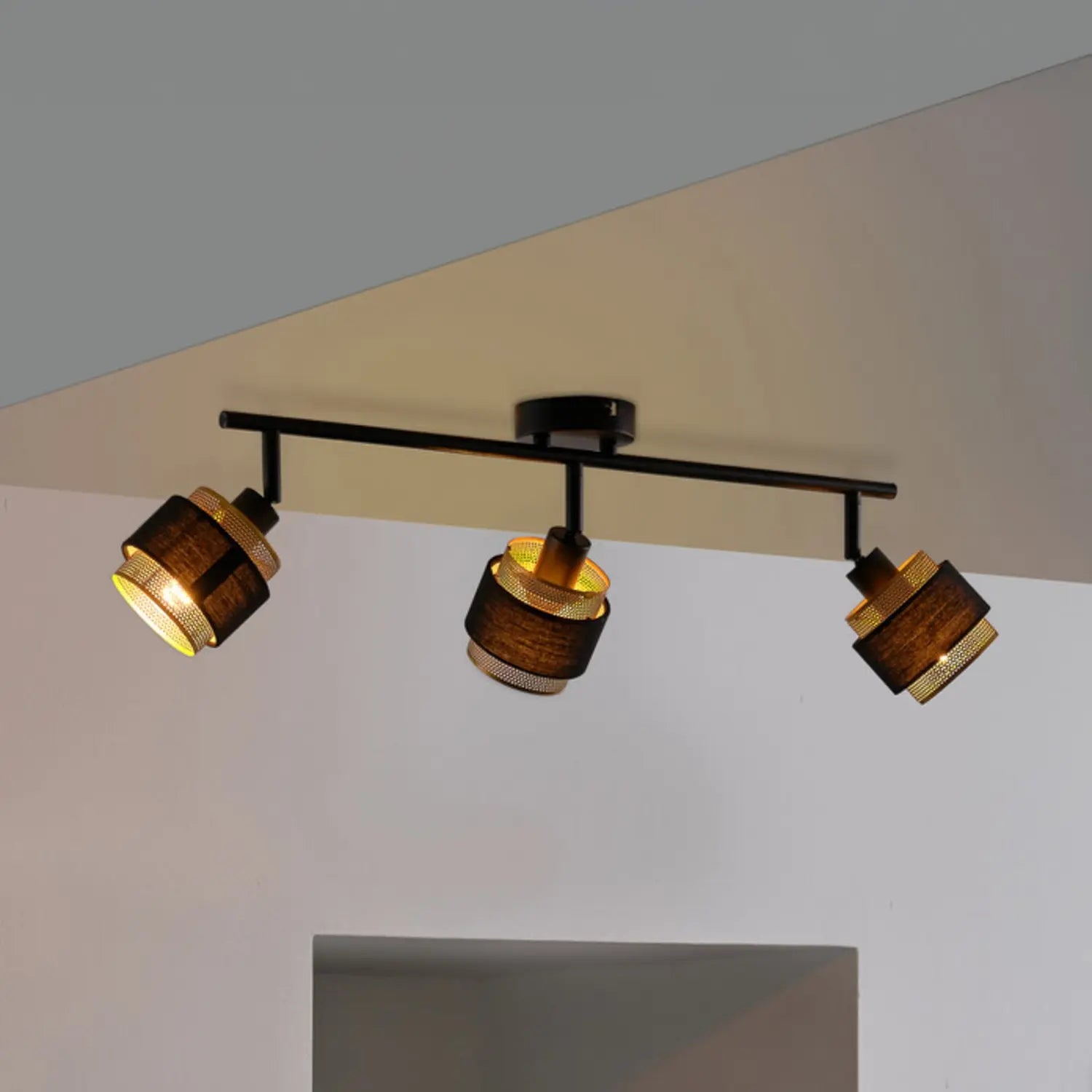 B-Ware Osram Deckenleuchte Deckenlampe Decor Spot Hornet Schwarz Gold Led Leuchte