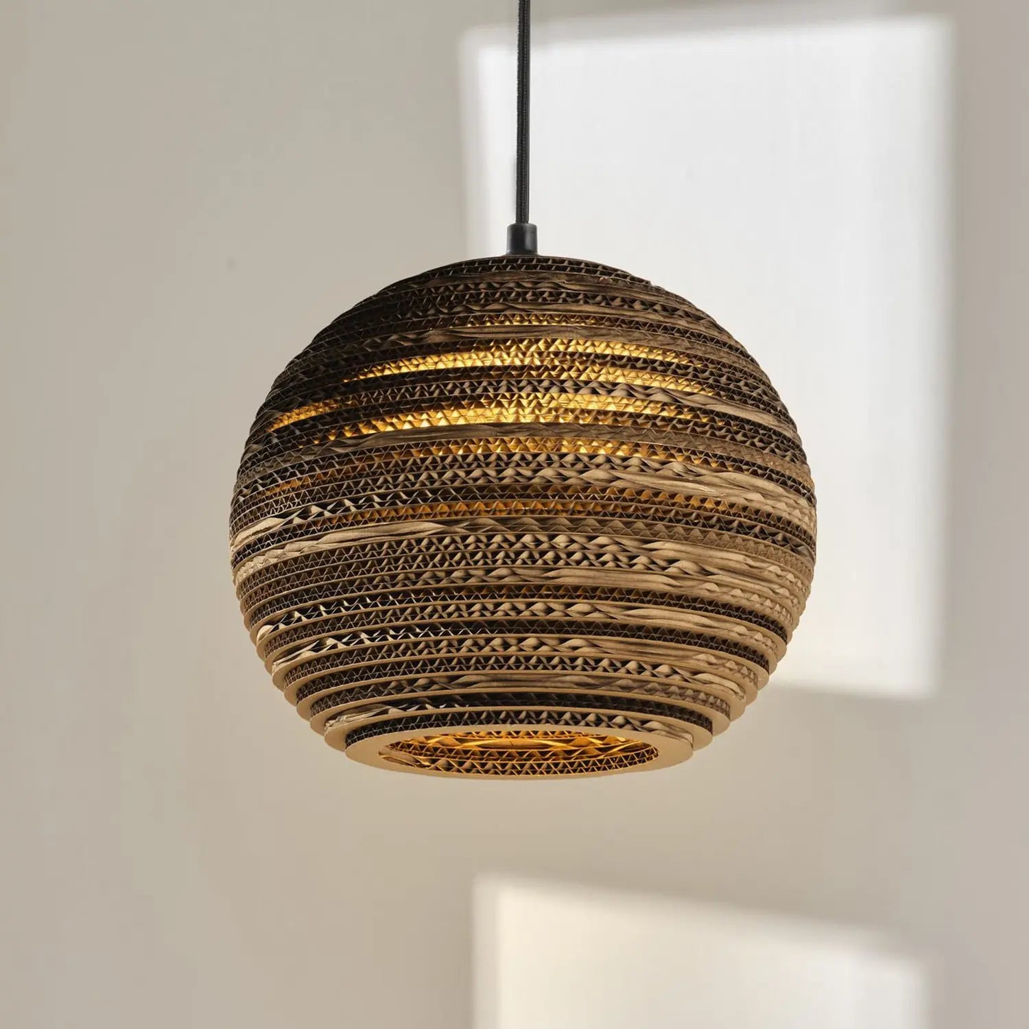B-Ware Osram Pendelleuchte Hängeleuchte Ball Braun Pappe E27 Led ø 26 Cm Lampe Leuchte