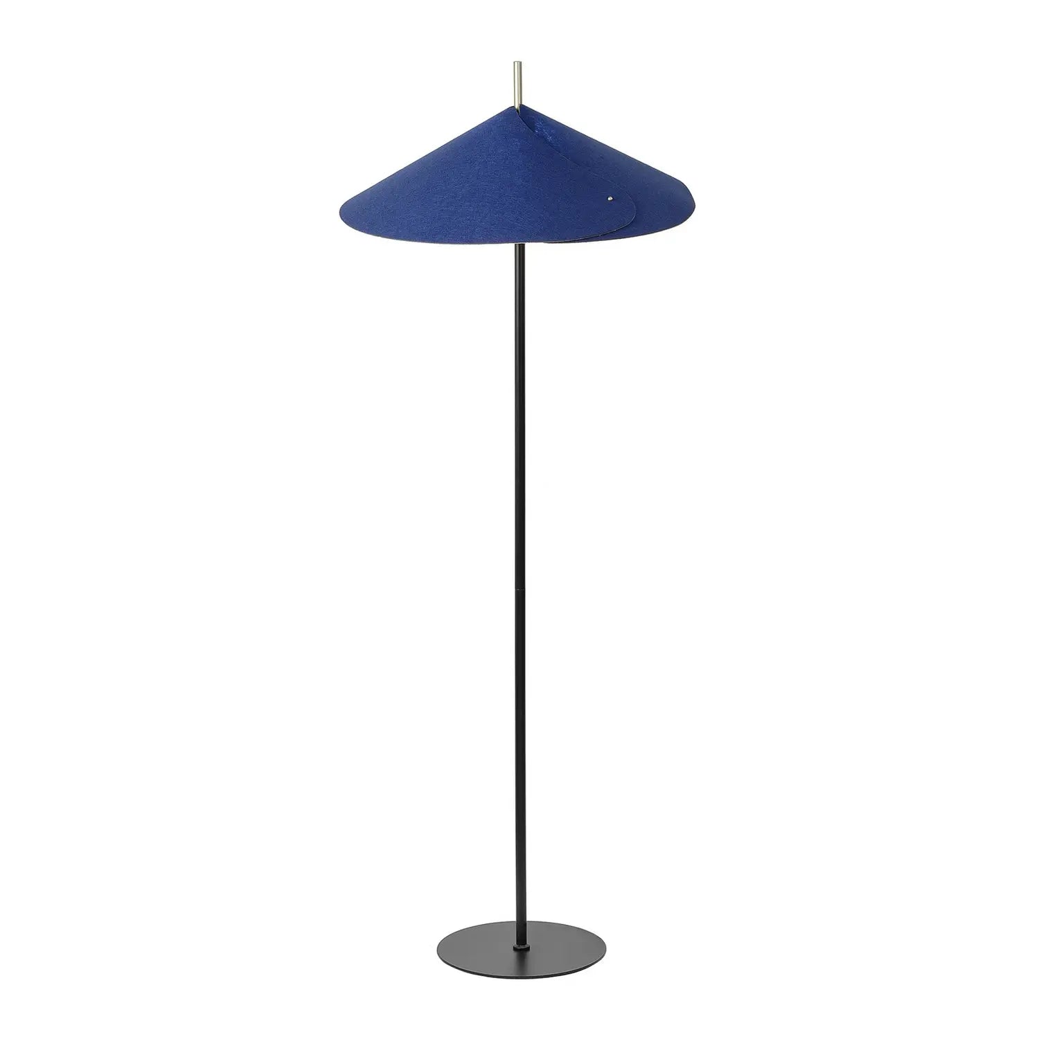 B-Ware Osram Stehleuchte Standlampe Decor Flip Blau Filz Verstellbar E14 Led 180 Cm