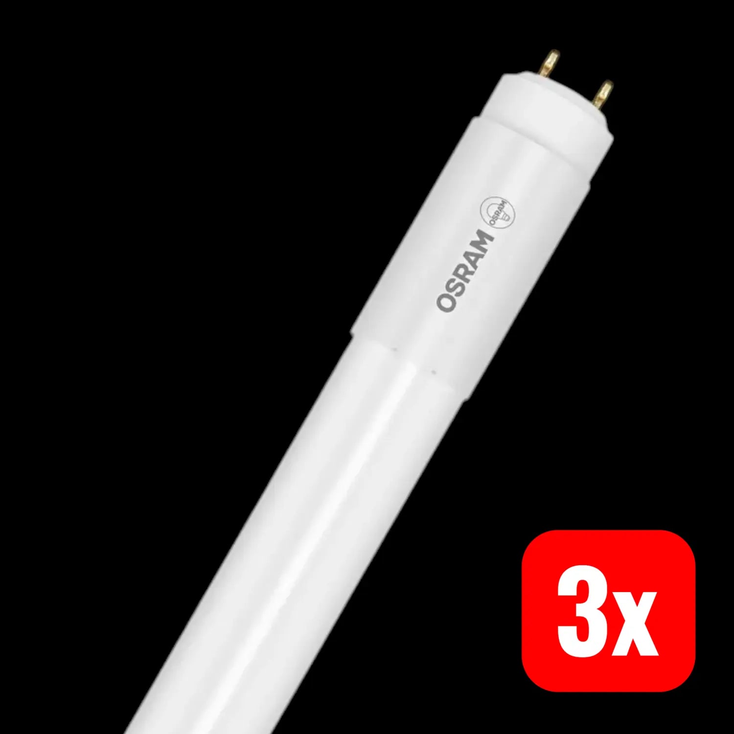 B-Ware Osram Led Röhre Leuchtstoffröhre Substi Tube G13 T8 60cm Weiß Glas Led 8 W 3 Stück