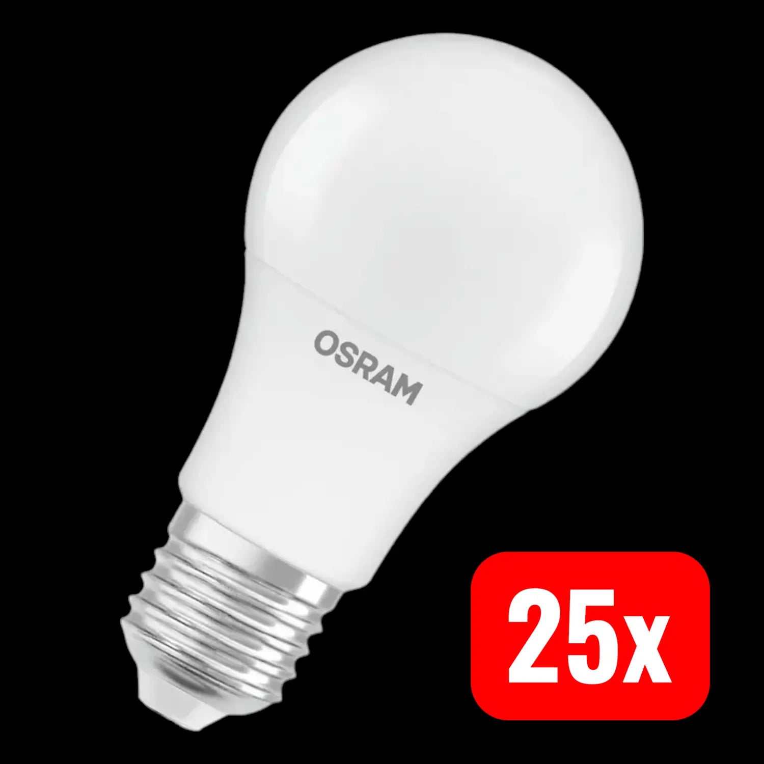 B-Ware Osram Led Lampe Glühbirne E27 Neutralweiß Classic A60 Glühlampe 8.5 W 25 Stück