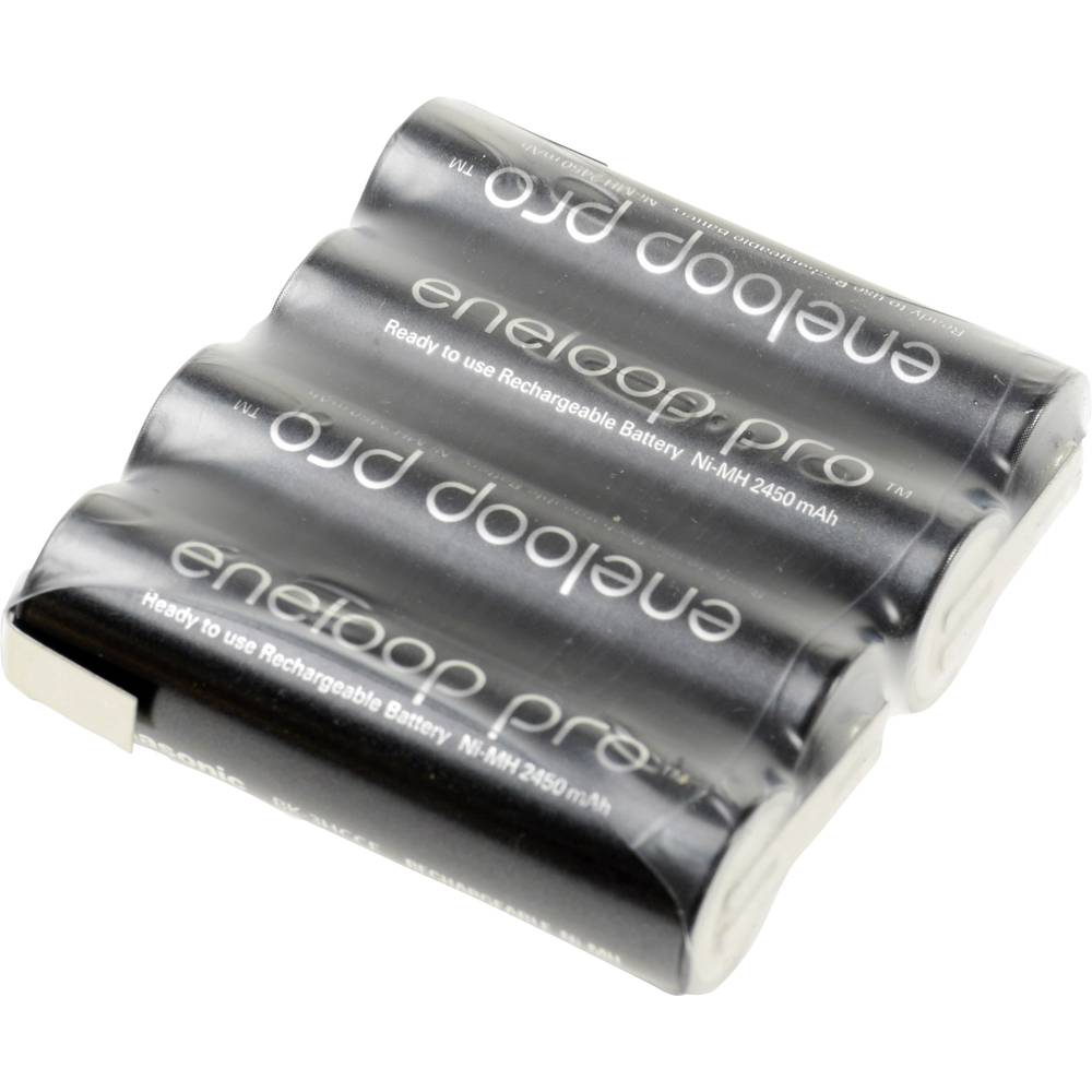 B-Ware Panasonic Eneloop Akkupack Batterie Mignon Z Lötfahne Ni Mh 4x 4.8 V 2450m Ah