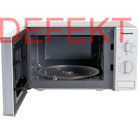 D-Ware Panasonic Mikrowelle Solo Mikrowelle 800 W 20 L Garraum 5 Stufen Silber Defektware