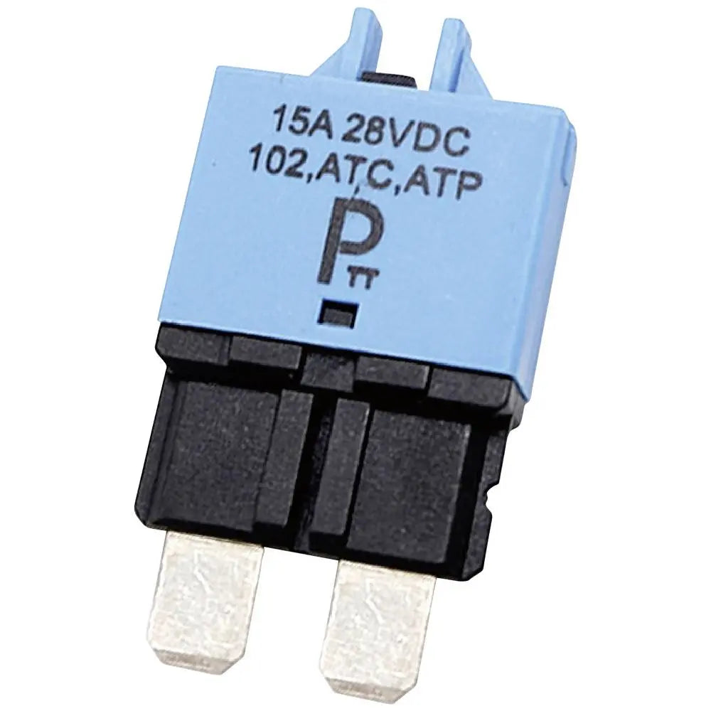 B-Ware Parts Ptt Circuit Breaker Sicherungsautomat 15 A Manual Reset Typ 3 Blau 14 Stück