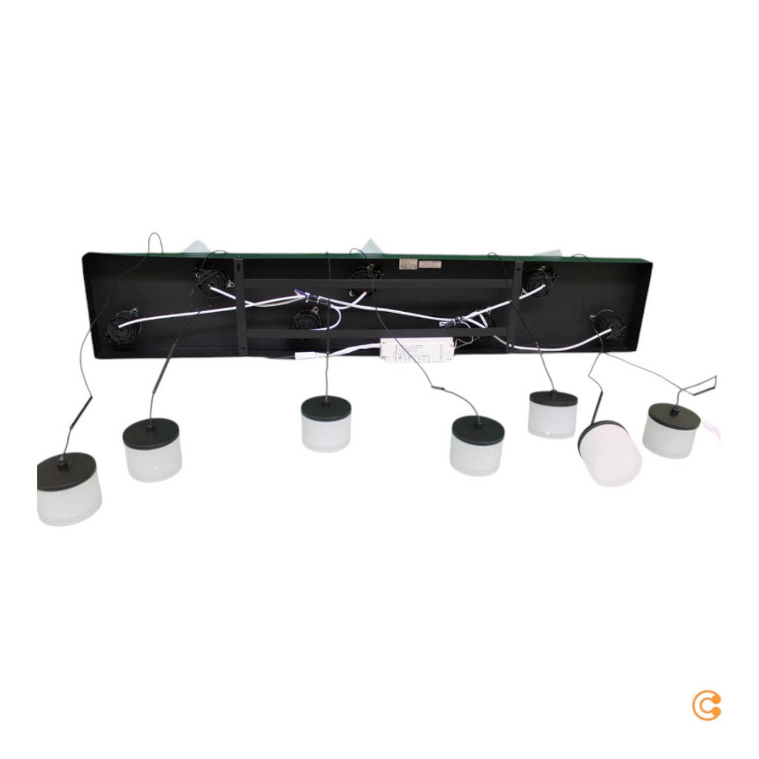 B-Ware Paul Neuhaus Hängelampe Pendelleuchte Led Glas Schwarz Rika Siehe Text/Foto