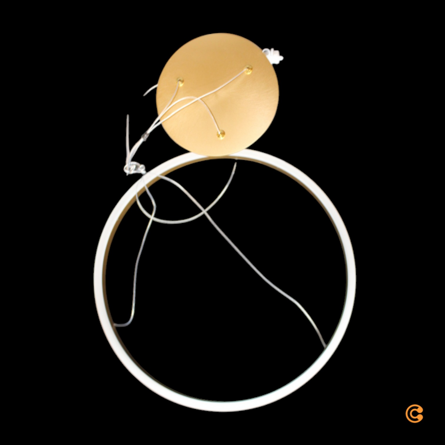 B-Ware Paul Neuhaus Hängelampe Pendelleuchte Led Kaffee Braun Hoop Höhenverstellbar