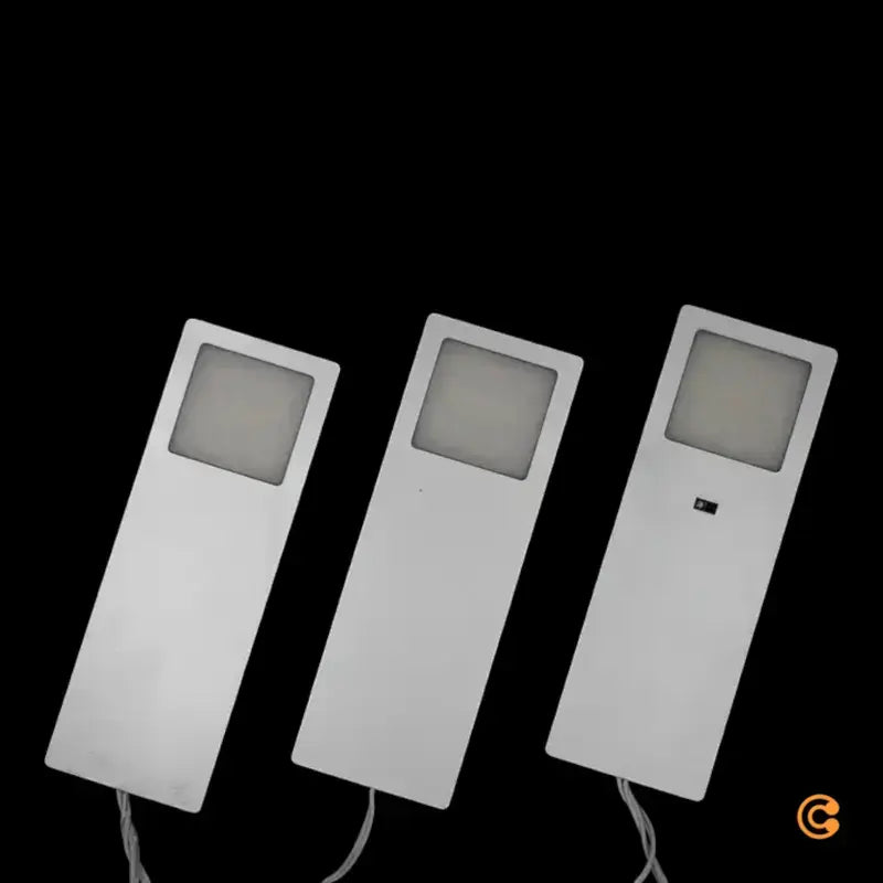 B-Ware Paul Neuhaus Led Möbelleuchte Unterbauleuchte Aluminium 19x7cm 3er Set