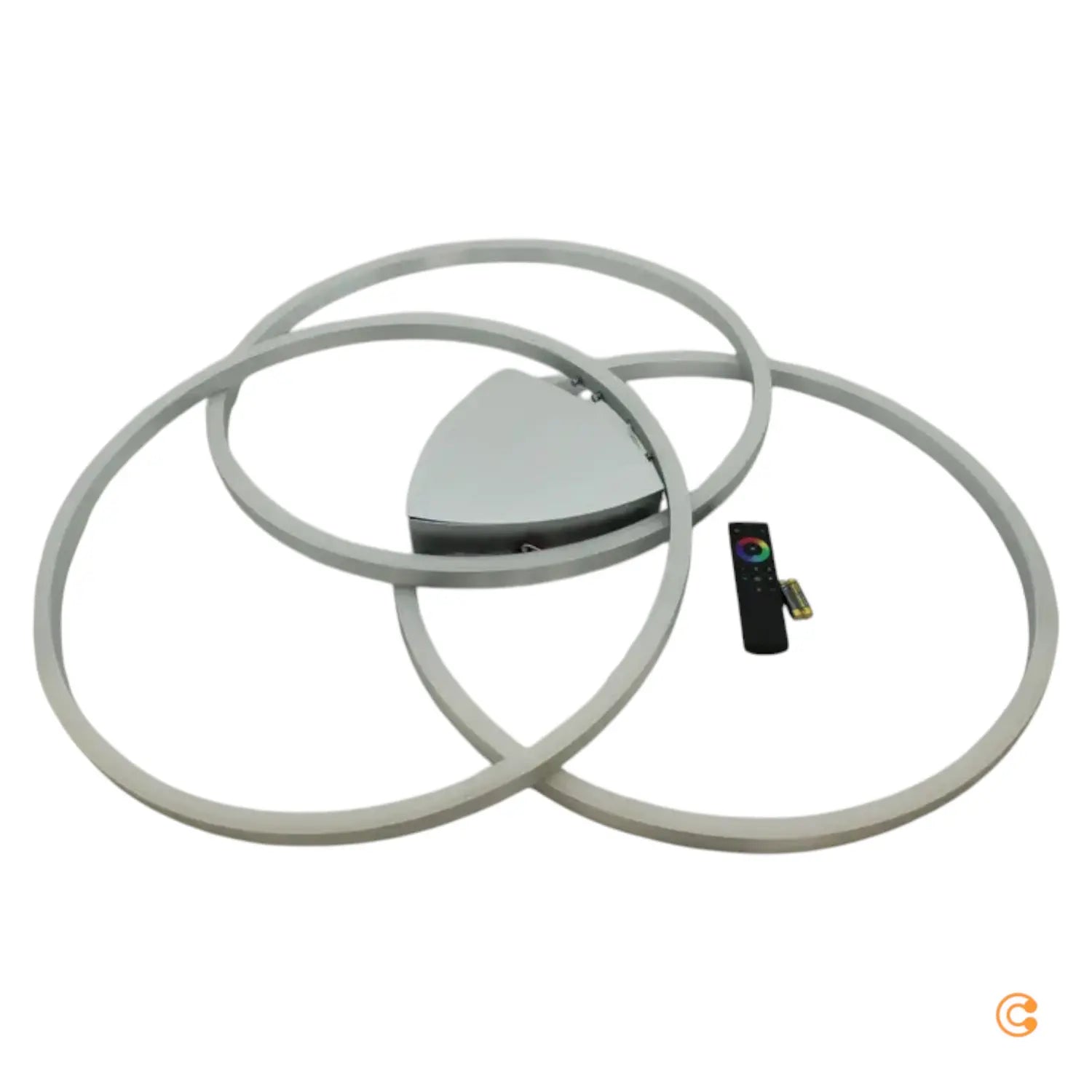 B-Ware Paul Neuhaus Deckenleuchte Lampe Led Q Kate Silber Weiss Aluminium Kunststoff