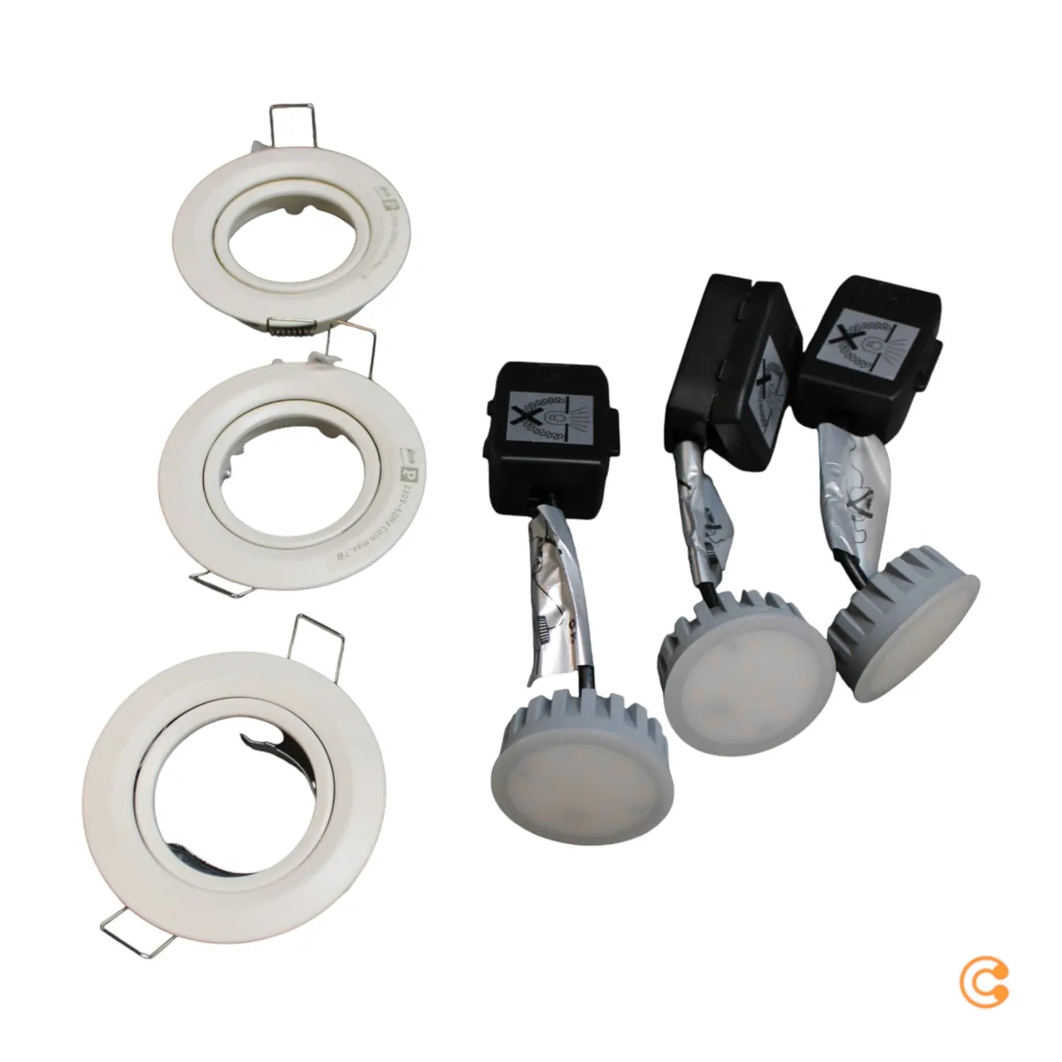 B-Ware Paulmann Led Spot Slim Coin Deckeneinbaustrahler Deckenlampen 3er Set Lampe Weiß
