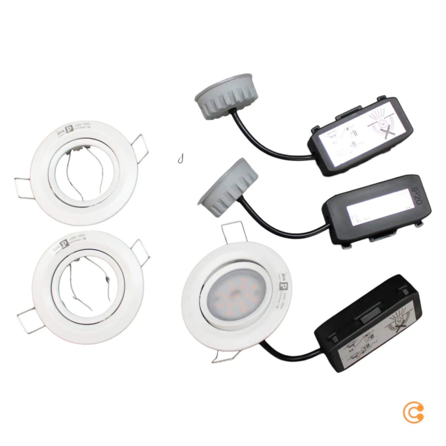 B-Ware Paulmann Coin Slim Led Einbauleuchte Einbaulampe Deckenlampe Lampe Weiß 3er Set