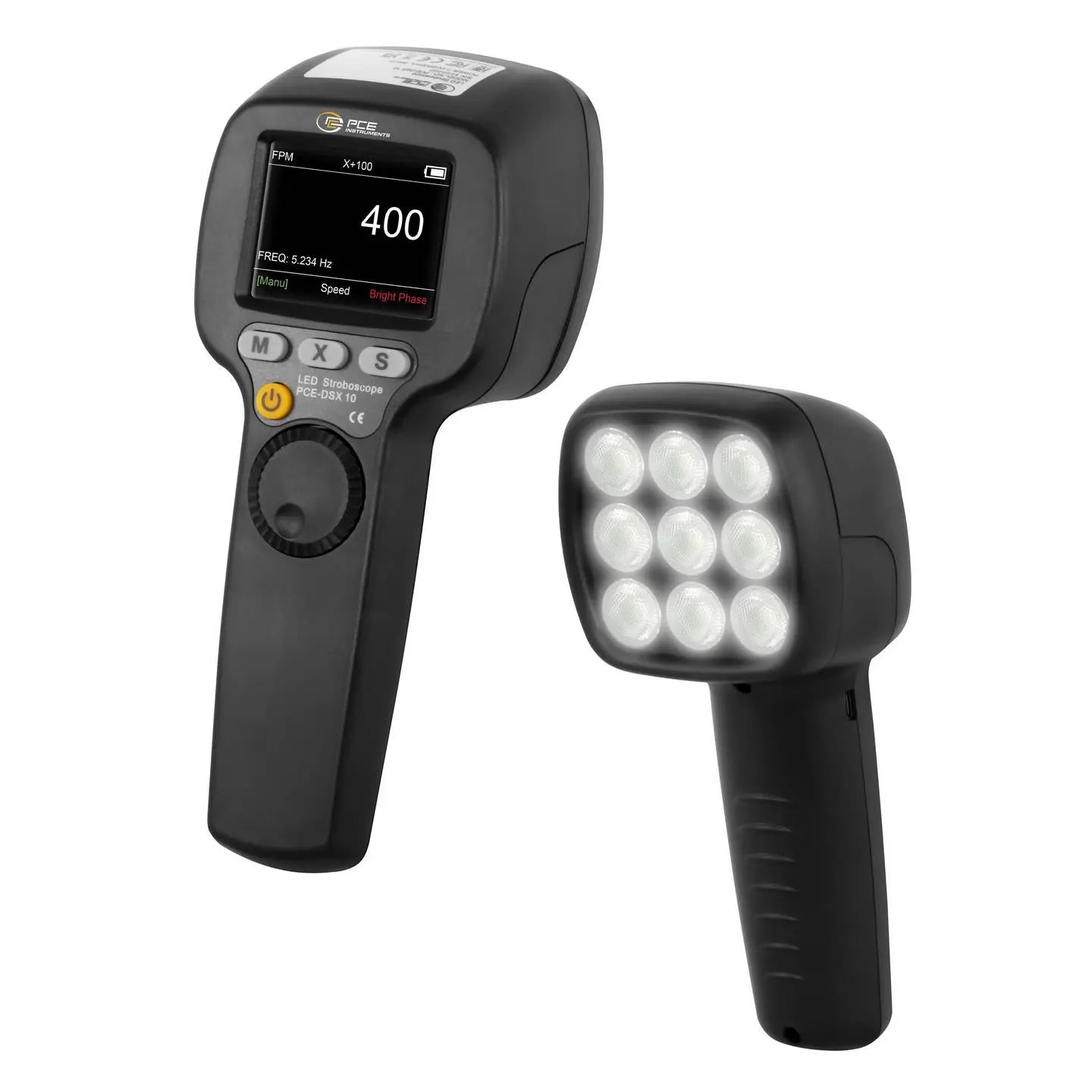 B-Ware Pce Instruments Stroboskop Drehzahlmesser Digital Stroboskop Messgerät Weiß Led