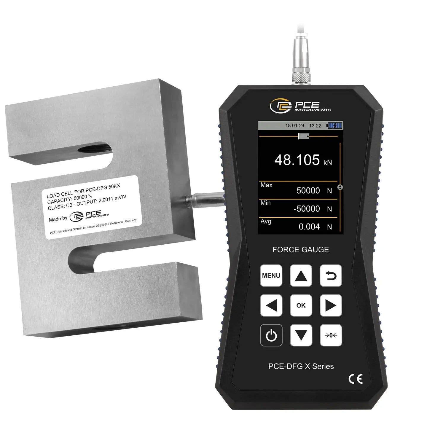 B-Ware Pce Instruments Kraftmessger�T Dynamometer Messger�T 50 K N Externer Sensor