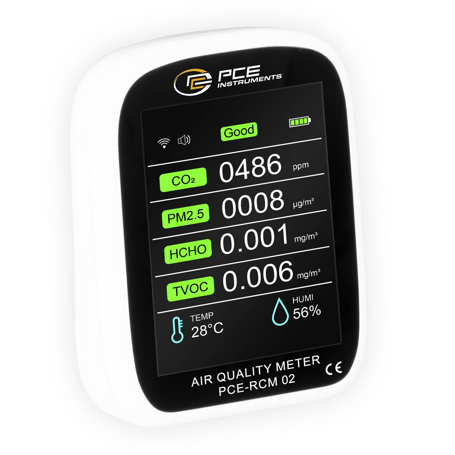B-Ware Pce Instruments Luftqualitätsdetektor Partikelzähler Co2 Usb C Umwelt Messgerät