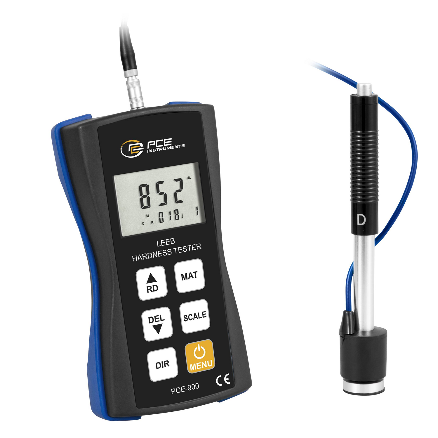 B-Ware Pce Instruments Härteprüfgerät Leeb Pce 900 Digital Lcd Messgerät Prüfgerät