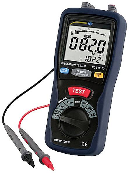 C-Ware Pce Instruments Pce It100 Ohmmeter Widerstandsmessgerät Siehe Text/Foto