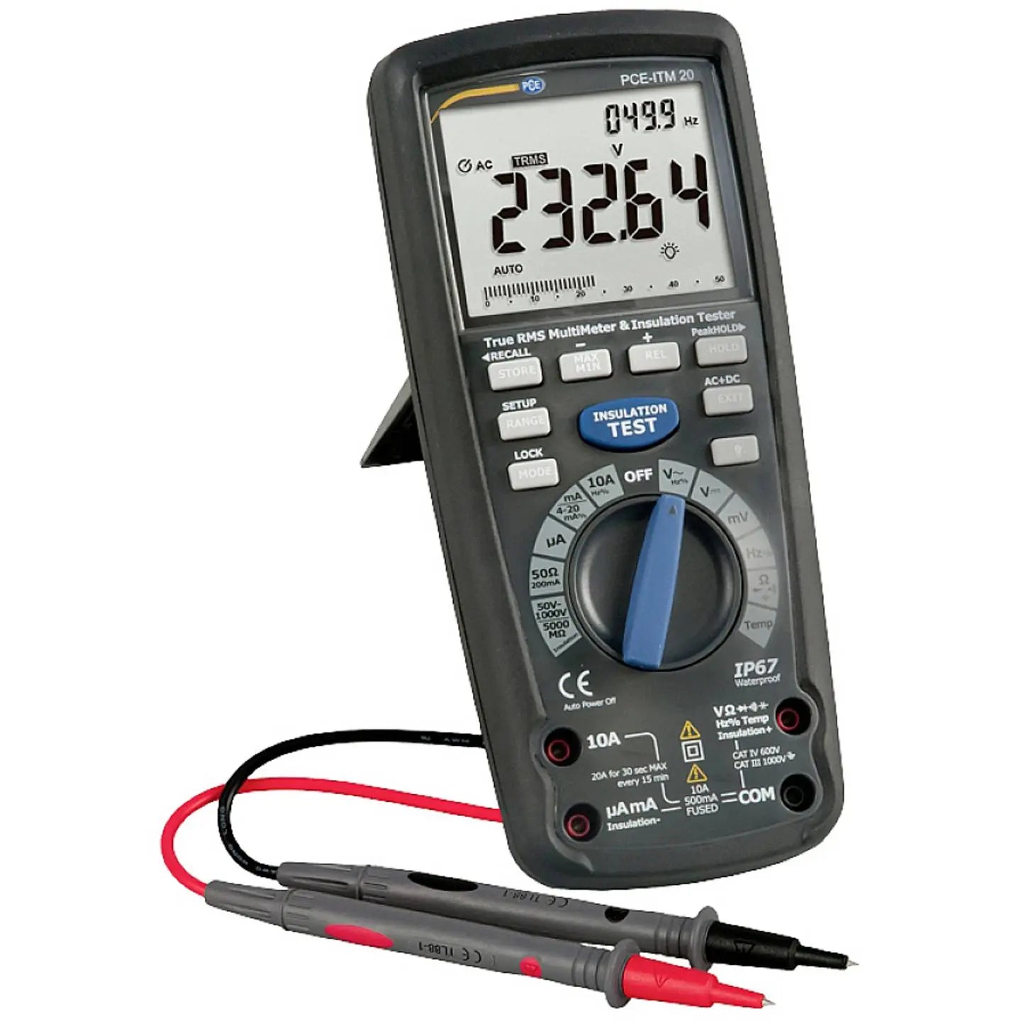 B-Ware Pce Instruments Hand Multimet Messgerät Isolationsmessung Speicherfunktion