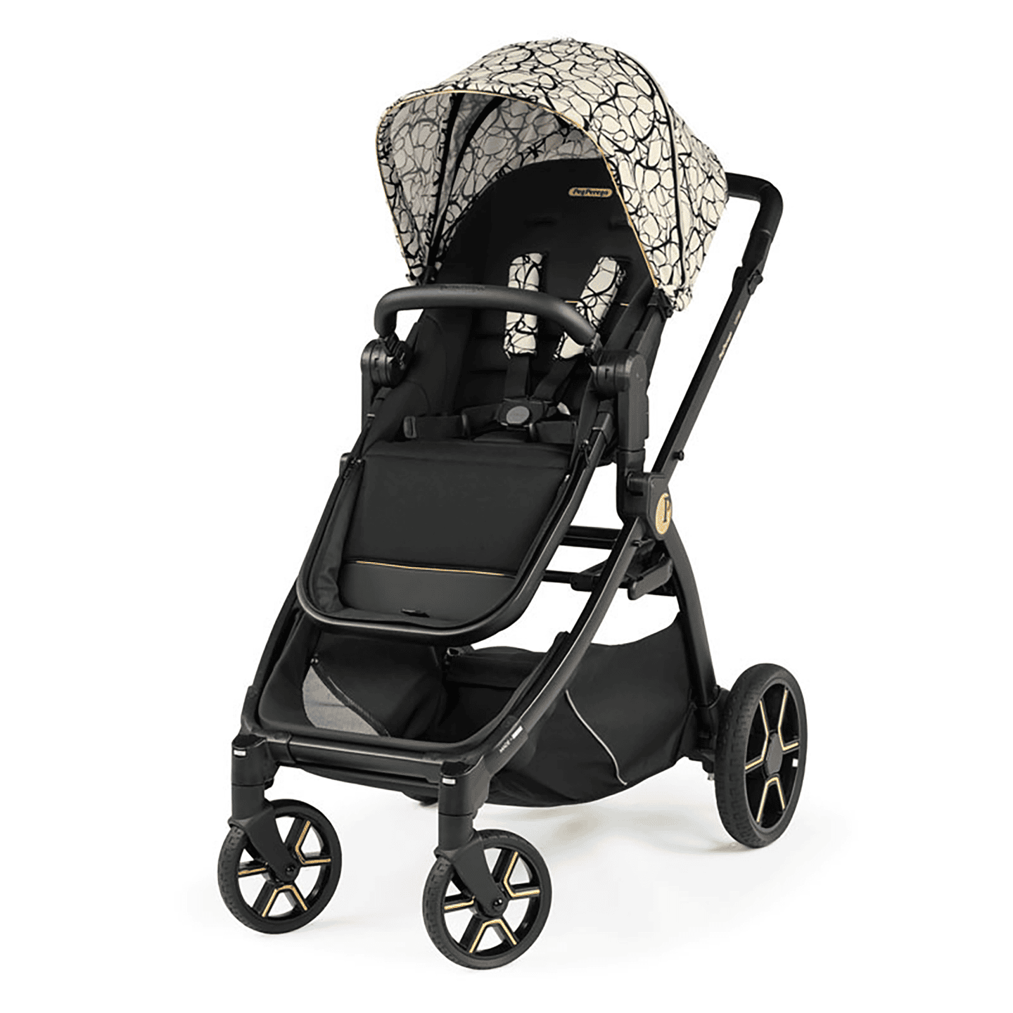 B-Ware Peg Pérego Kinderwagen Ypsi Graphic Gold 21/22 Reisebuggy Kombi Kinderwagen
