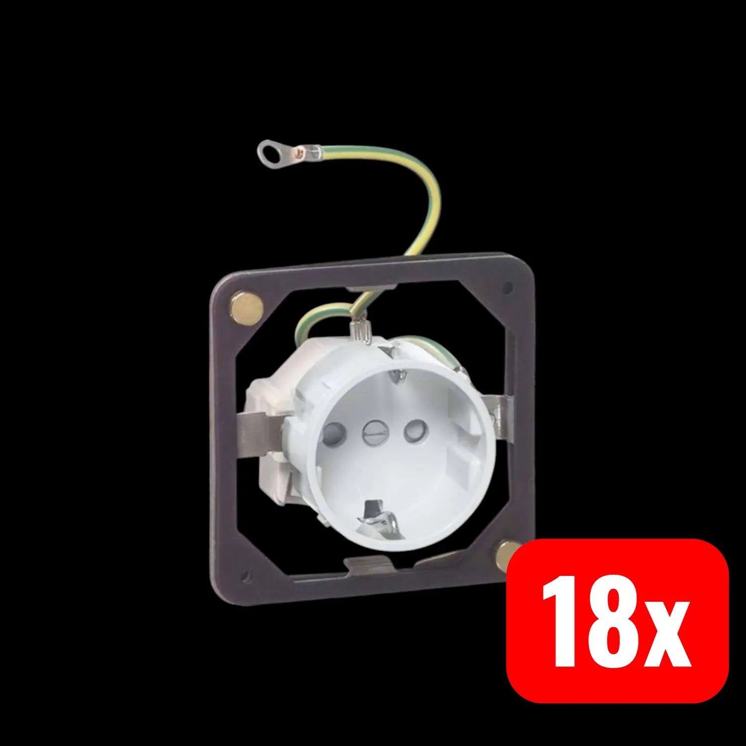 B-Ware Peha By Honeywell Steckdoseneinsatz 909494 Schalterprogramm Einsatz 18 Stück