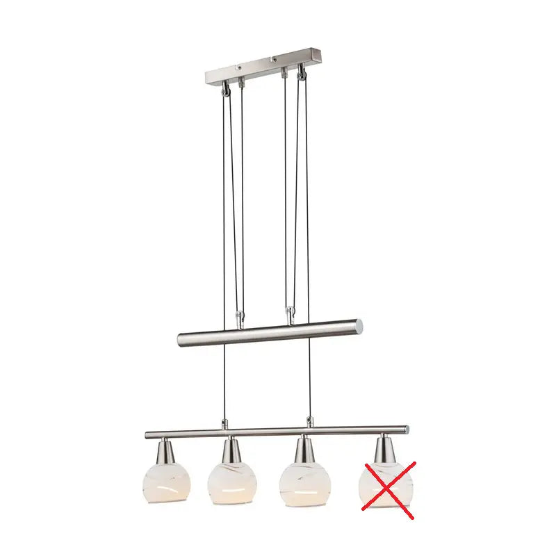 B-Ware Elliott Pendellampe Hängeleuchte Pendelleuchte Glas 60 Cm Siehe Text/Foto