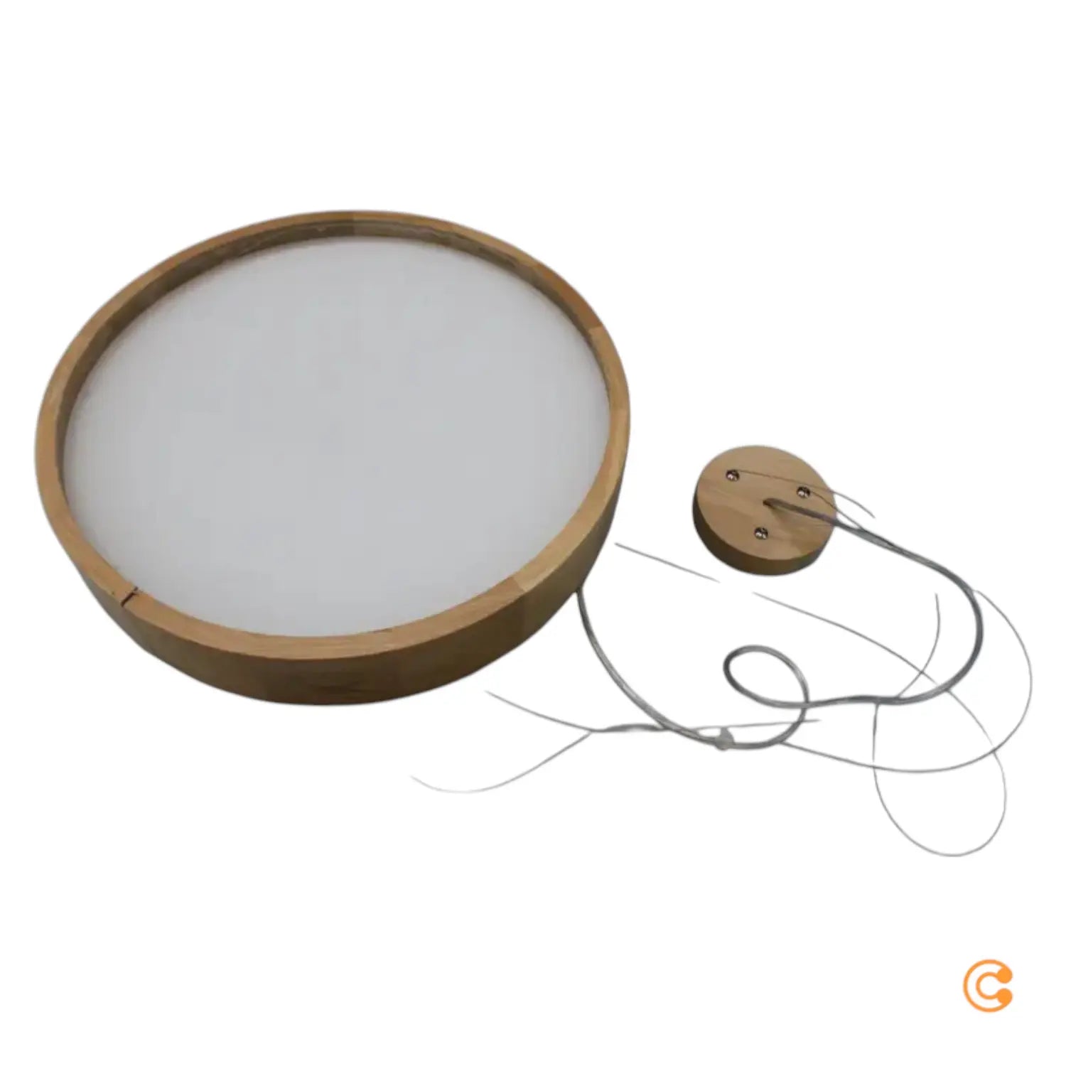 C-Ware Envostar Pendellampe Kerio ø 47 Cm Eiche Pendellampe Spot Licht Siehe Text/Foto