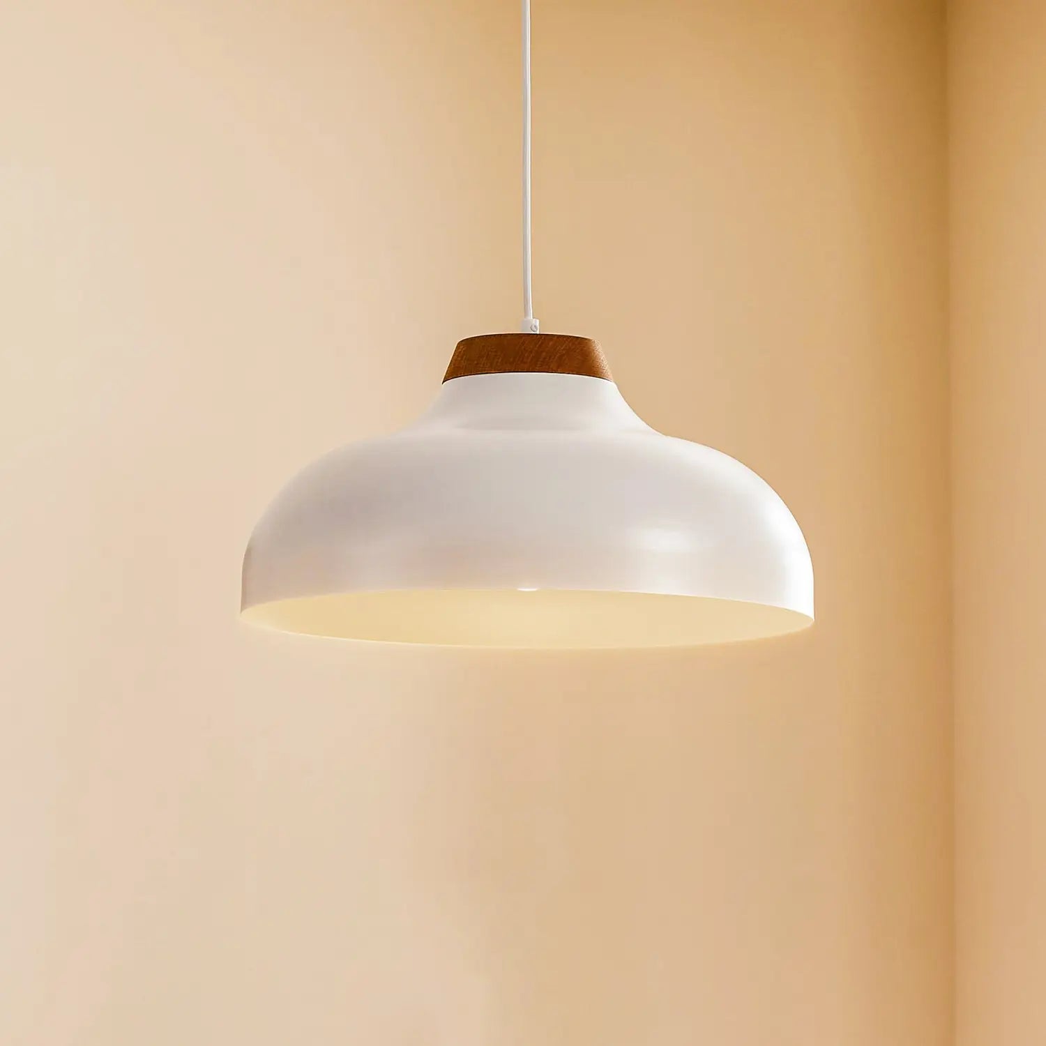 B-Ware Luminex Hängeleuchte Burgos Pendelleuchte Deckenlampe Deckenlampe Lampe E27 Weiß
