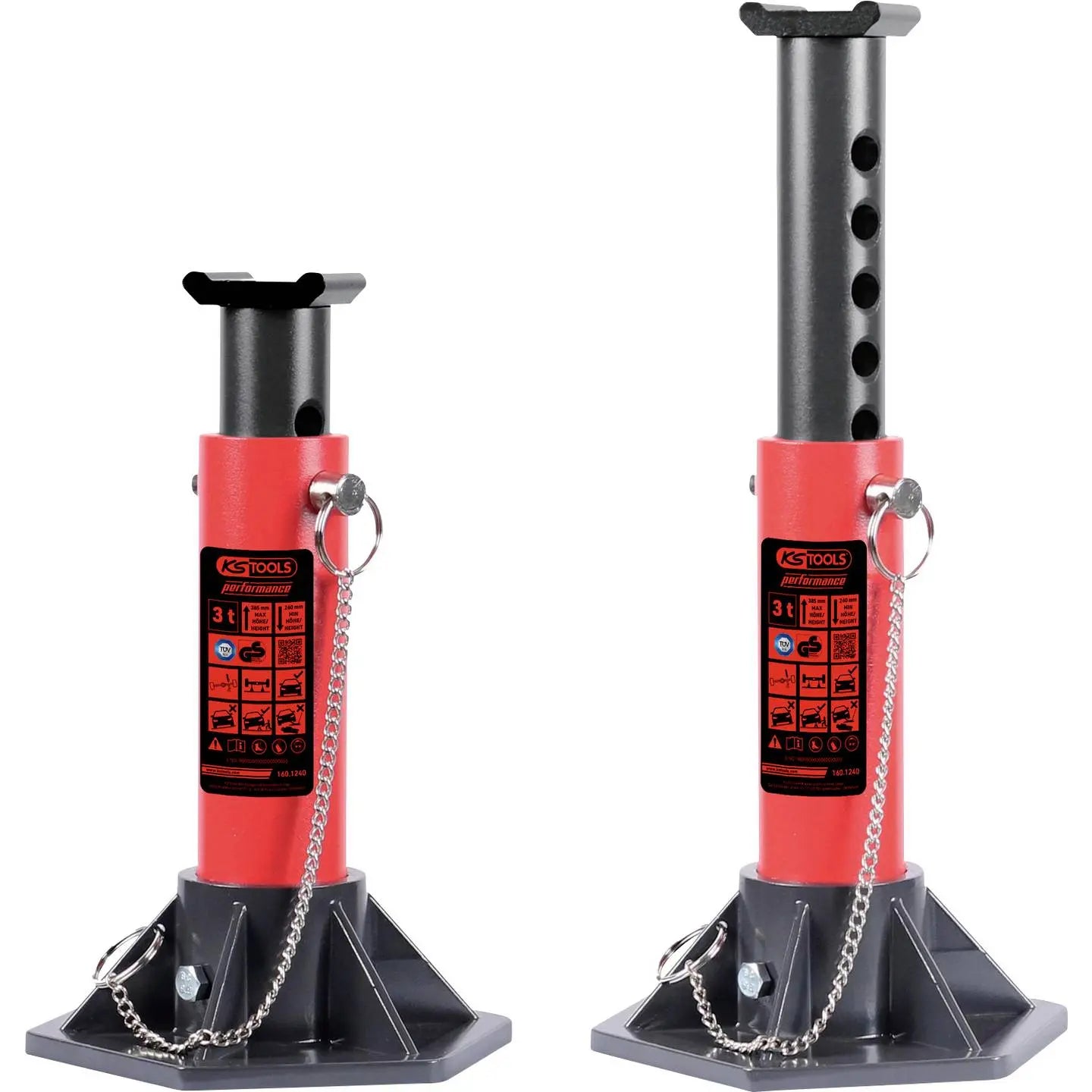 B-Ware Ks Tools Unterstellbock Wagenheber Bock Aluminium Performance Paarweise