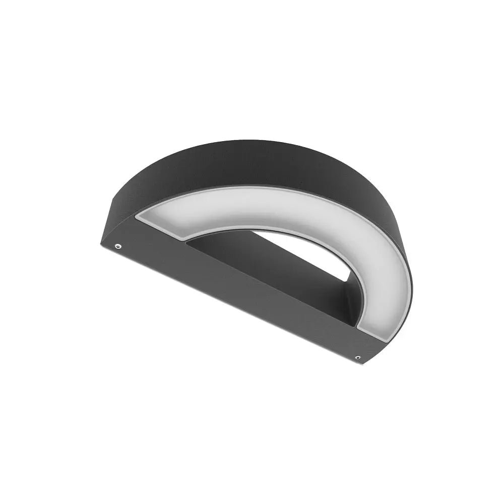 B-Ware Performance In Lighting Mask+ Außenwandlampe Außenlampe M Unten 3000 K Anthrazit