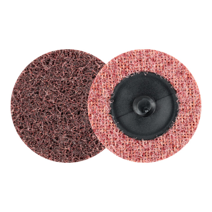 B-Ware Pferd Vliesronde Scheibe Feinschliff Cdr 50mm A180 M Rotbraun Finish Metalle