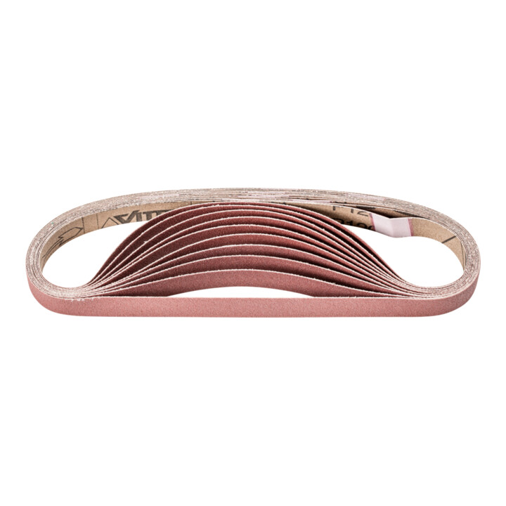 B-Ware Pferd Schleifband Band Schleifmittel Korund 16x520mm A120 Universelle Anwendung