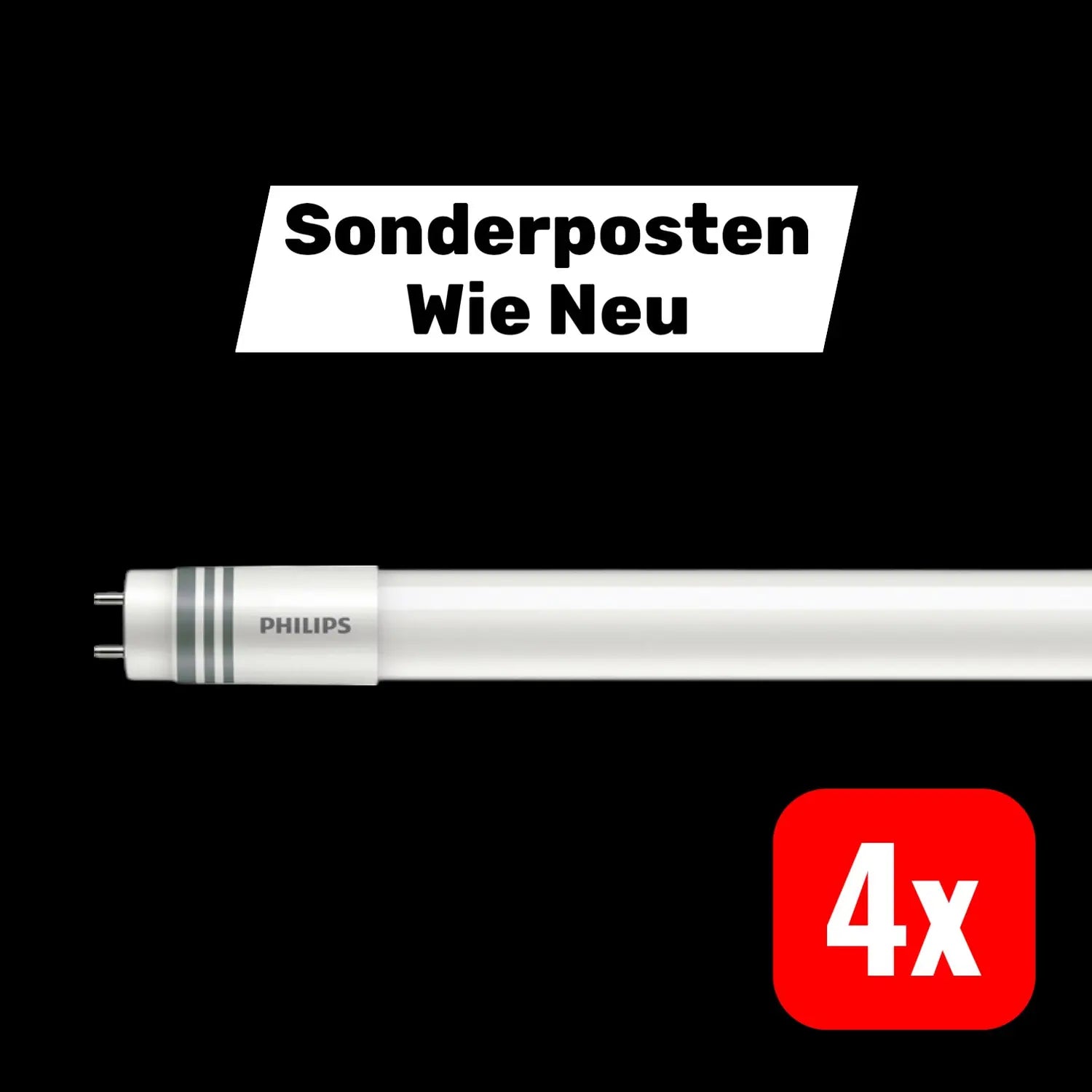 B-Ware Philips Lighting Led Röhrenform Leuchtmittel T8 18 W ø X L 28x1214mm 4 Stück