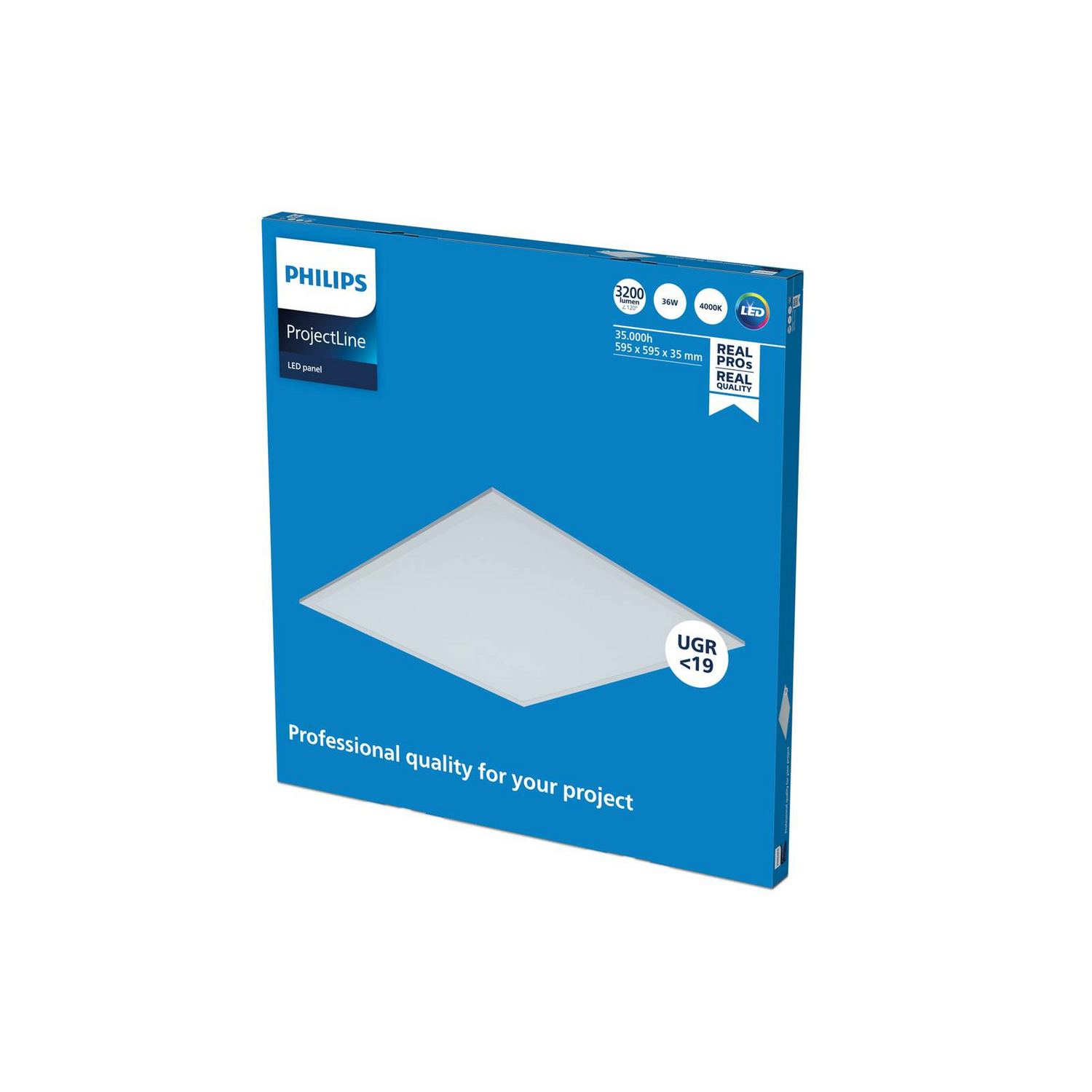 B-Ware Philips Project Line Led Panel Deckenlampe Hängelampe Leuchte Ugr<19 840 60x60cm