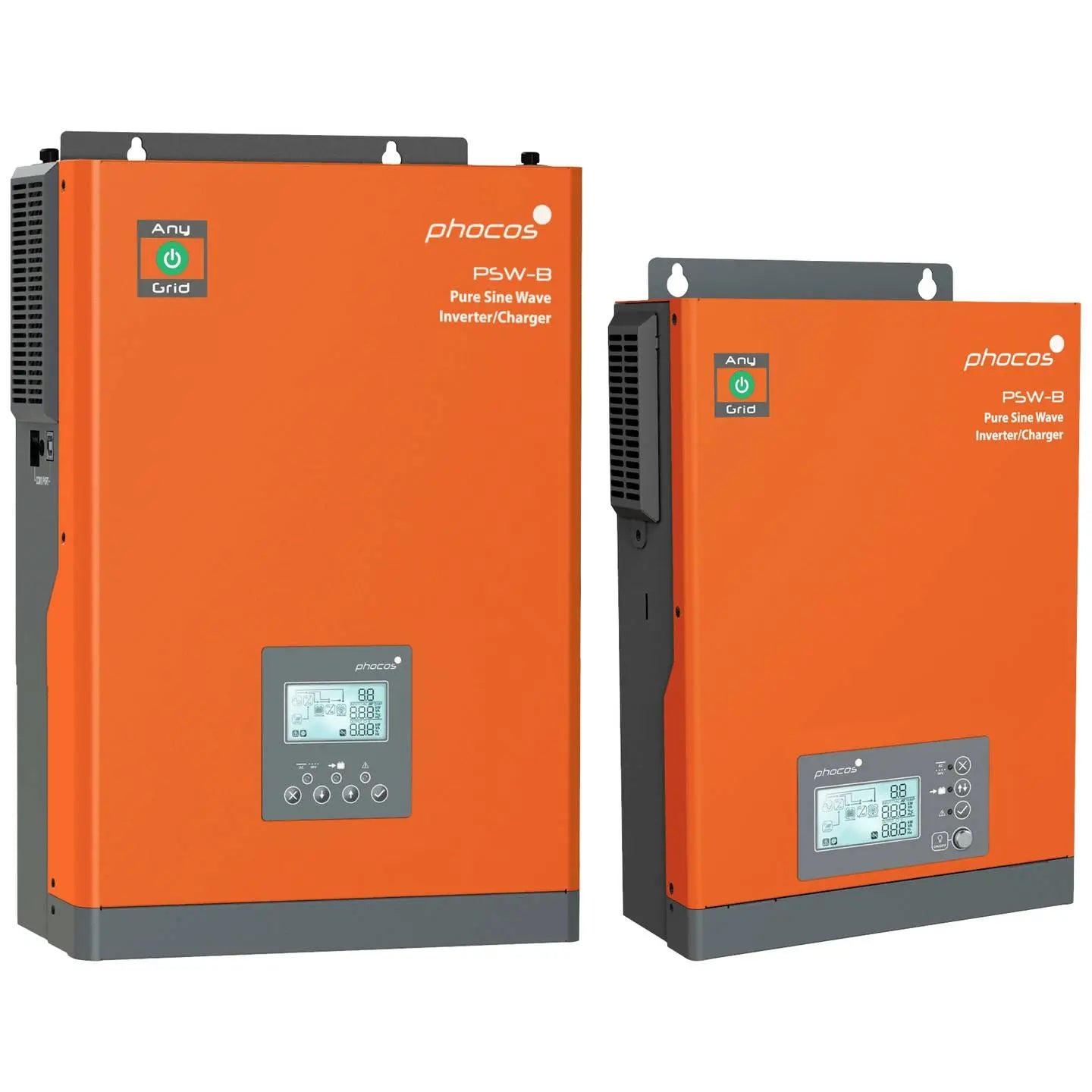B-Ware Phocos Hybrid Wechselrichter Laderegler Solar Inverter 3000 W 24 V Grau Mppt Akku