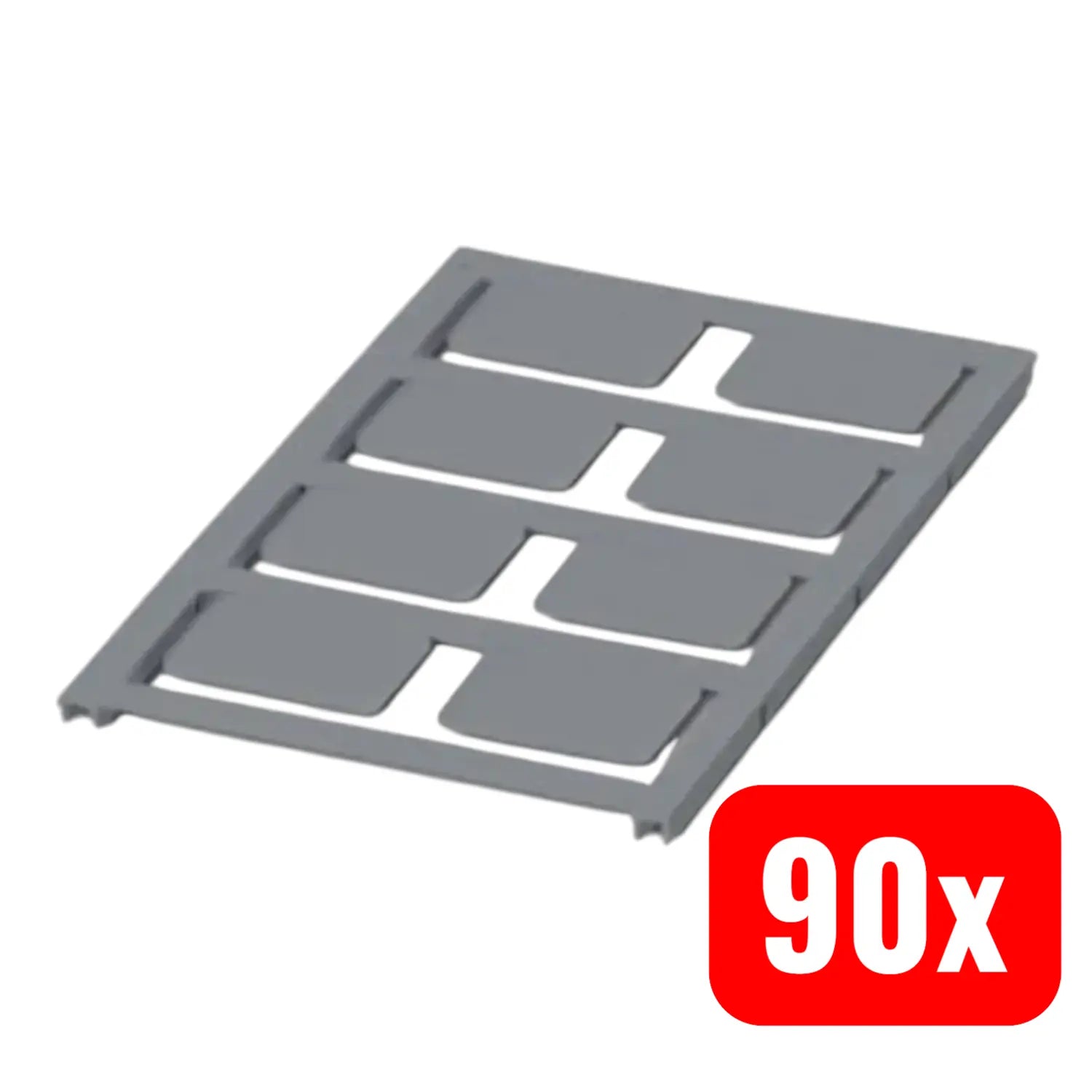 B-Ware Phoenix Contact Gerätemarkierung Schildchen Uc Emp 27x18mm Aufclipsen 90 Stück