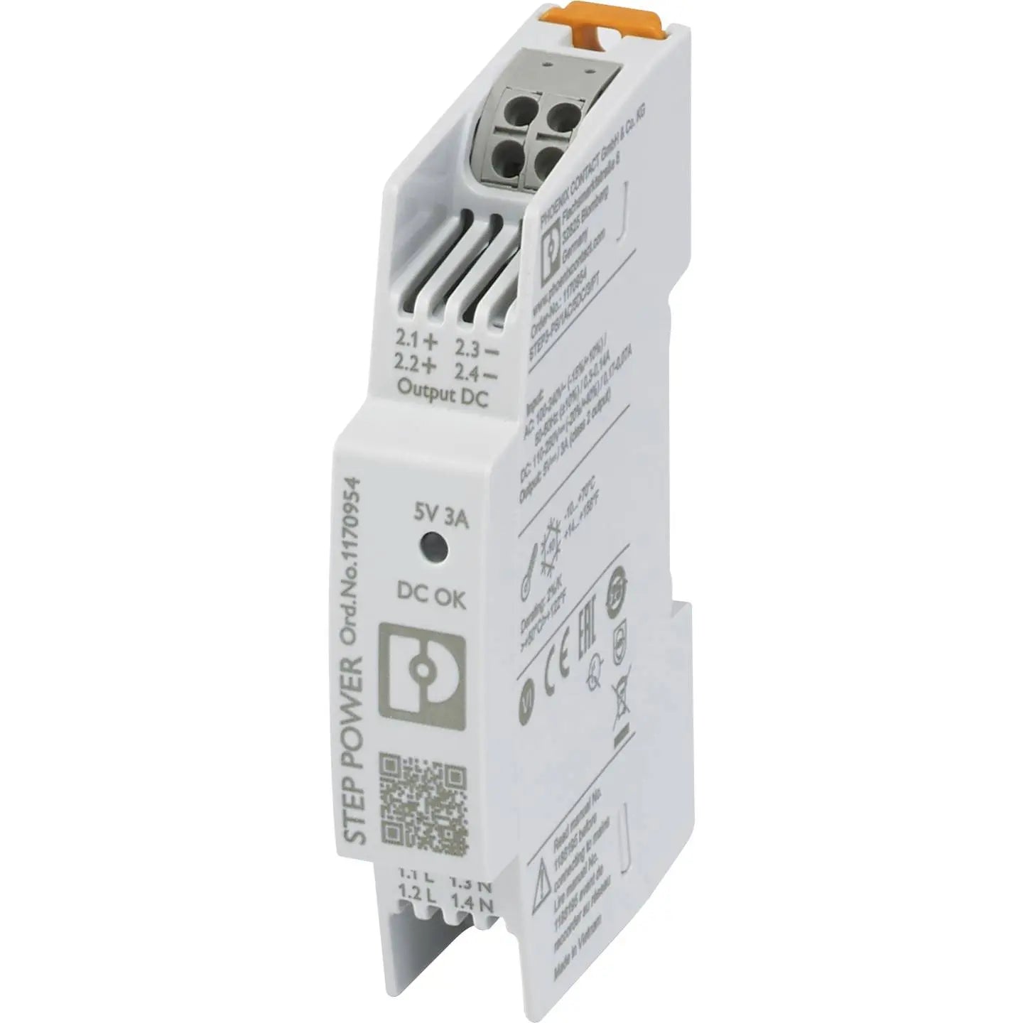 B-Ware Phoenix Contact Hutschienen Netzteil Din Rail 5 V Dc 3 A 1 Ausgang 15 W 1 Stück