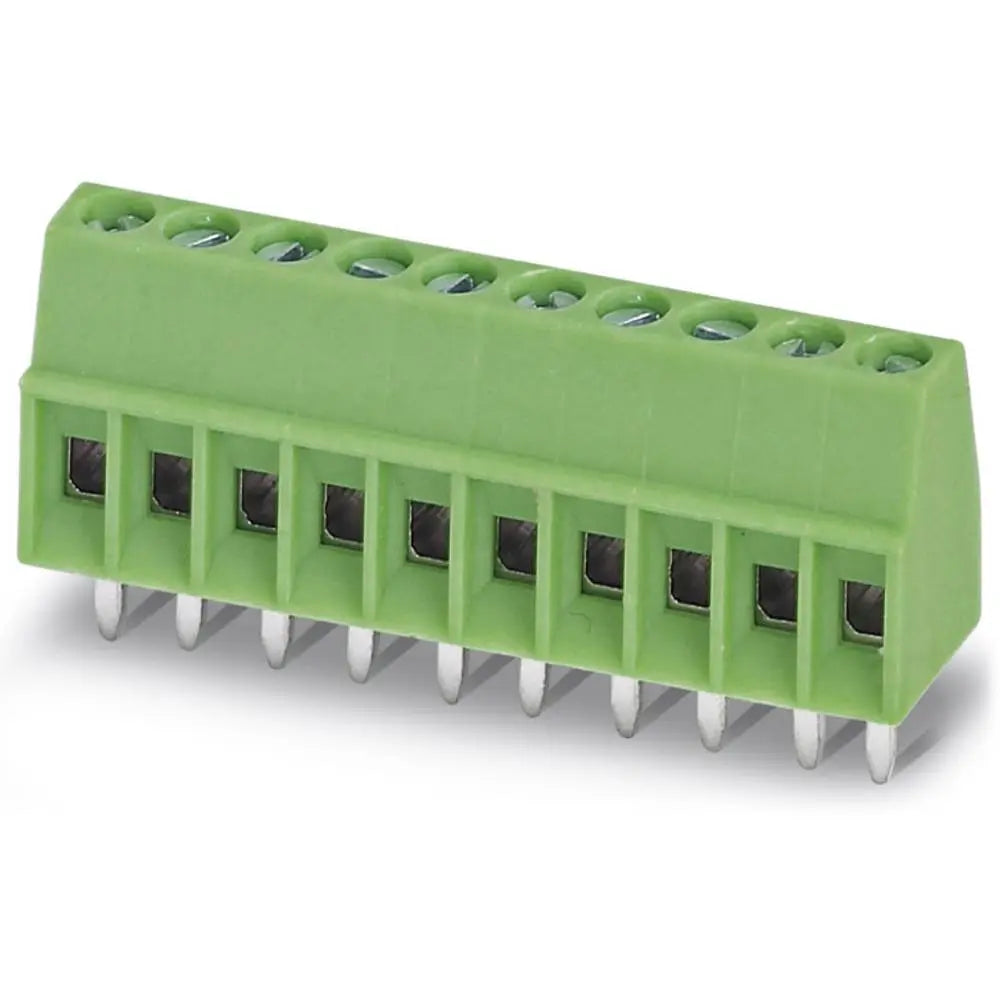 B-Ware Phoenix Contact Schraubklemmblock Klemmleiste 8polig Grün 100 Stück Leiterklemme