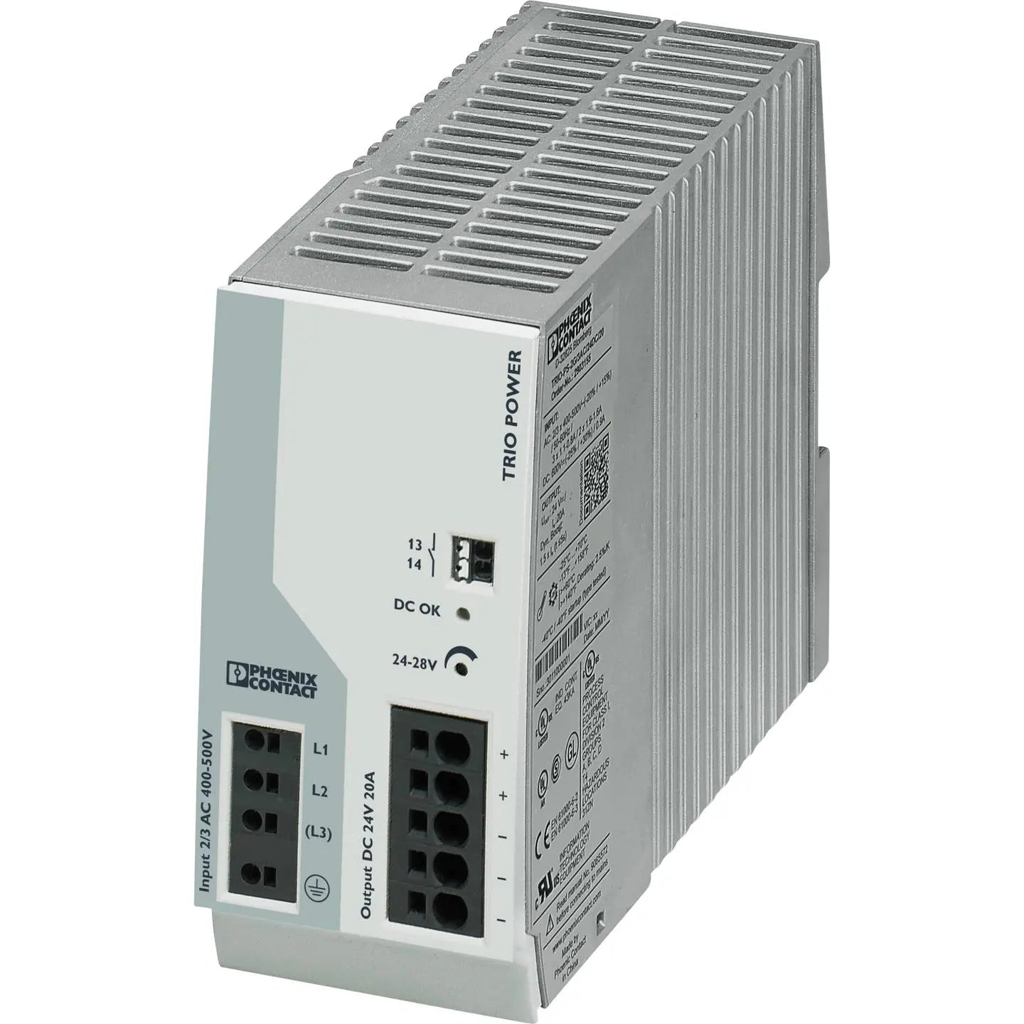 B-Ware Phoenix Contact Netzteil Stromversorgung Hutschienen Din Rail Trio Power 24 V