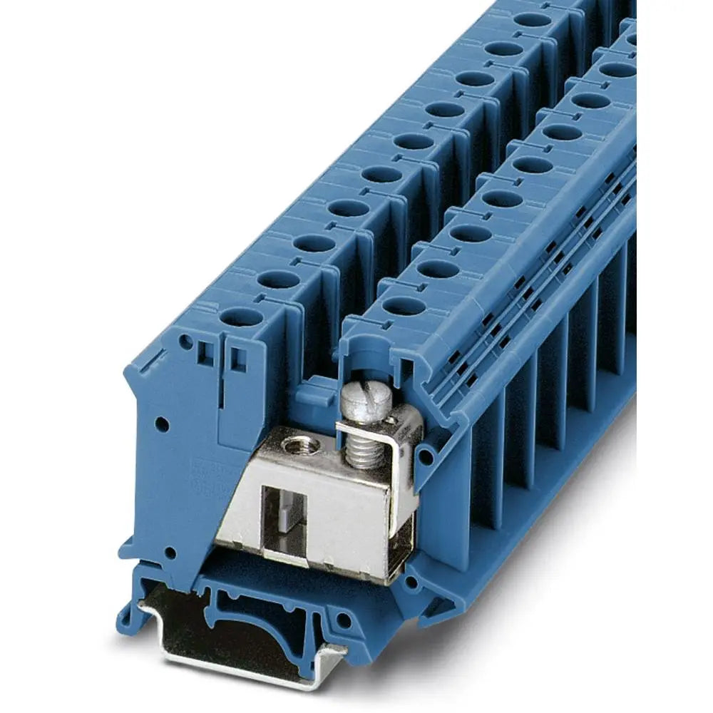 B-Ware Phoenix Contact Durchgangsreihenklemme Klemmleiste Schrauben Blau 50 Stück