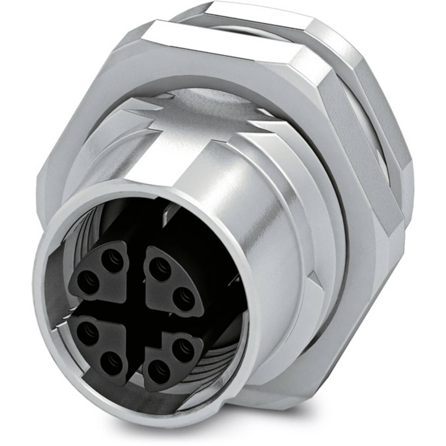 B-Ware Phoenix Contact Einbaubuchse Buchse Steckverbinder Cat6a M12 8polig Stecker