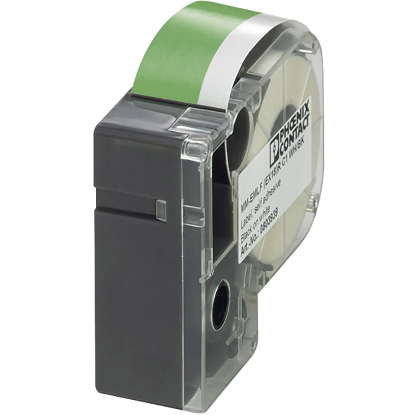 B-Ware Phoenix Contact Etiketten Label Thermotransferdrucker Gruen Vinylpolymer 24mm