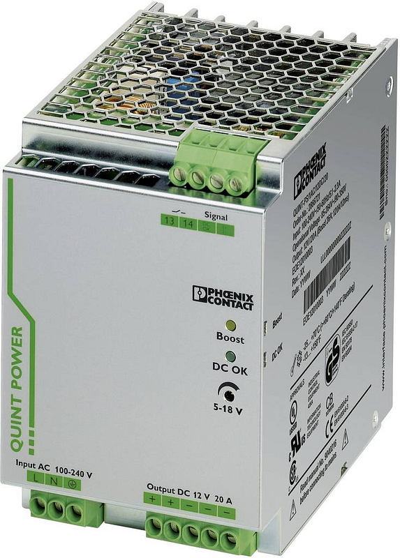 B-Ware Phoenix Contact Quint Ps/1 Ac/12 Dc/20 Hutschienen Netzteil (Din Rail) 12 V/Dc