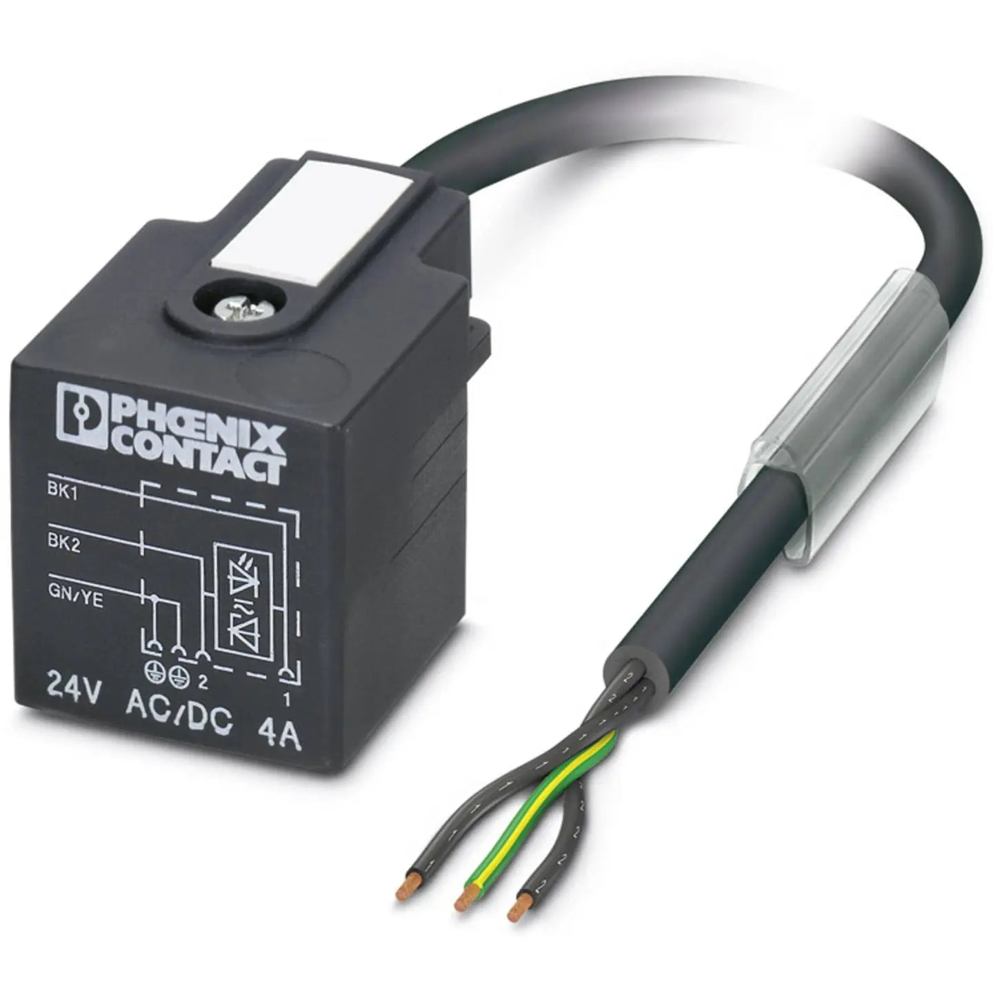 B-Ware Phoenix Contact Sensoraktor Kabel Leitung Verbindung Schwarzgrau 3polig 10m Led