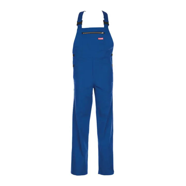 B-Ware Planam Latzhose Arbeitshose Overall Kornblau Herrenbekleidung Baumwolle Größe 48