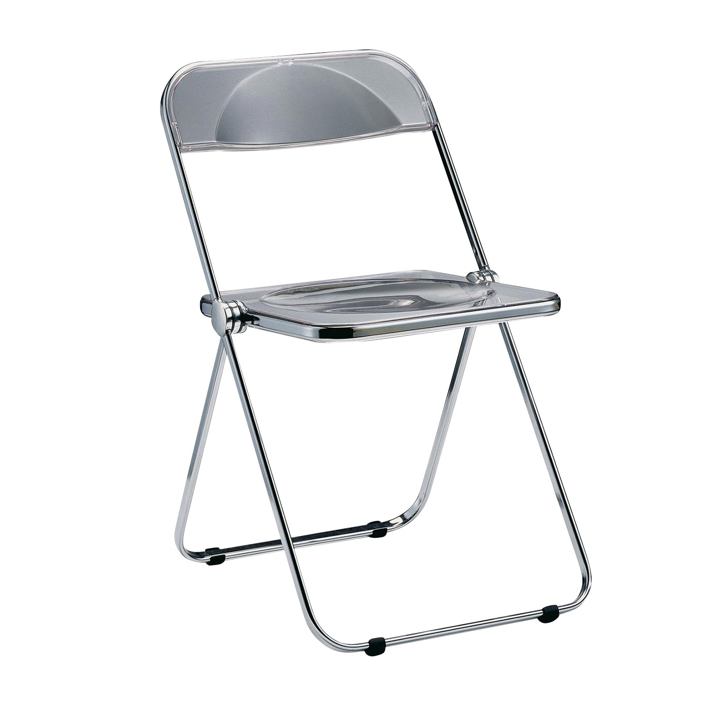 B-Ware Anonima Castelli Plia Klappstuhl Stuhl Rauchschwarz 47x75x50 Cm Gestell Stahl